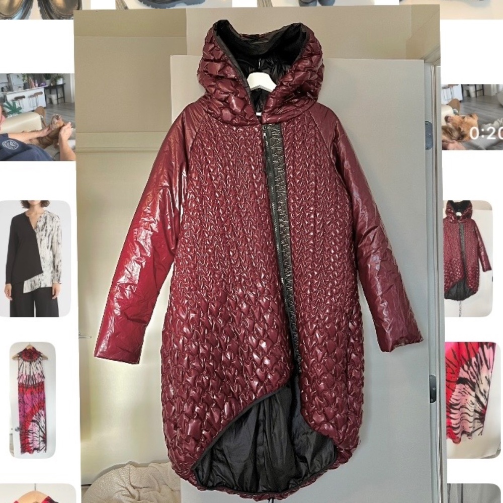 Mara Gibbucci oversized puffer coat L